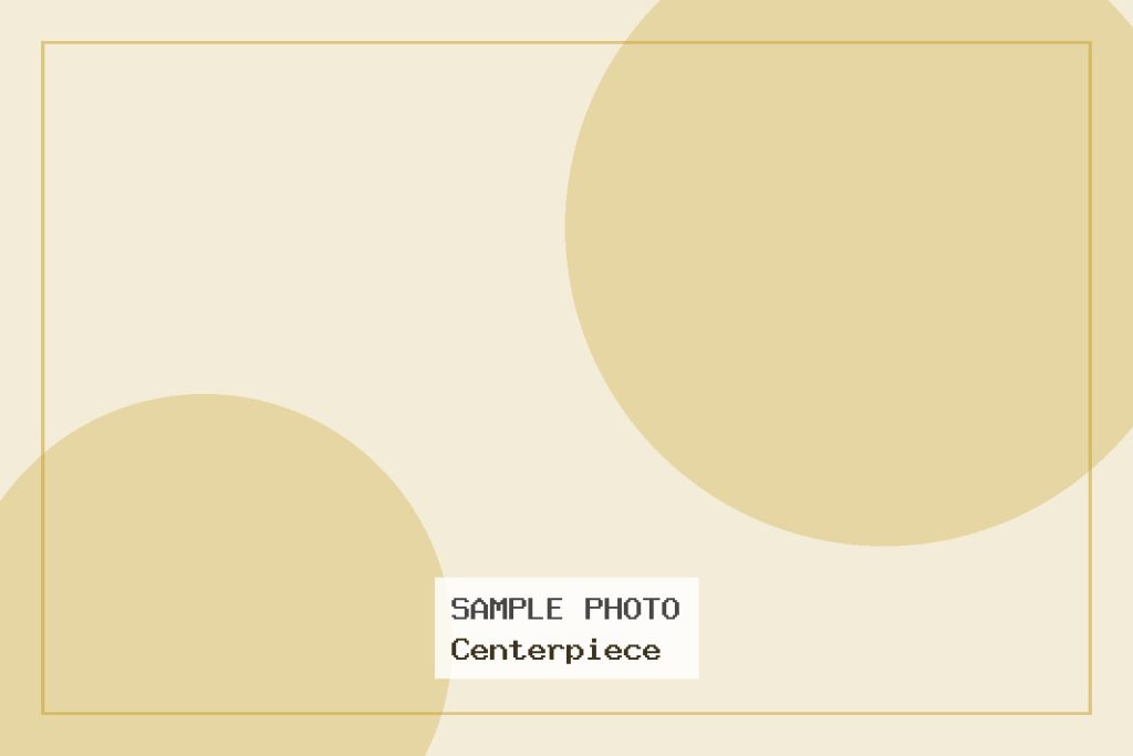 Sample photo: Centerpiece